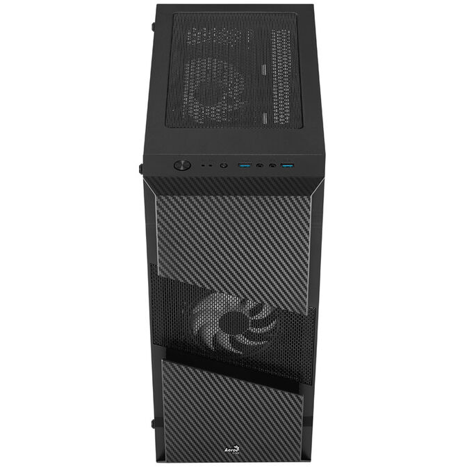 Aerocool Menace Saturn RGB Midi-Tower, Tempered Glass - schwarz image number 3