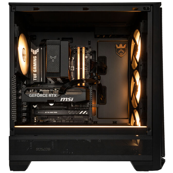 KingForge Gaming-PC Gold, AMD Ryzen 5 7500X3D, RTX 5070, Phanteks Eclipse G400A &ndash; Fertig-PC mit Windows image number 2