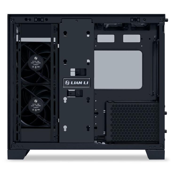 Lian Li O11 Dynamic Mini V2 Flow PC-Gehäuse, Mini-Gehäuse, ATX, Tempered Glass - inklusive 5x 120-mm-Lüfter, schwarz image number 5