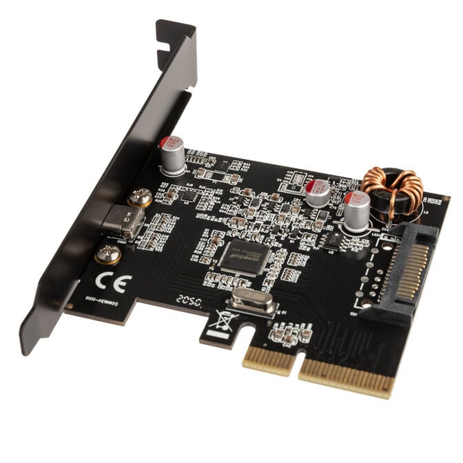 InLine interface card, PCIe x4, USB 3.2 Gen.2x2, 1x USB Type-C image number 1