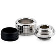 Thermal Grizzly DeltaMate Kompressions-Fitting, Messing - Gloss Nickel, HT14, 6er-Pack image number null