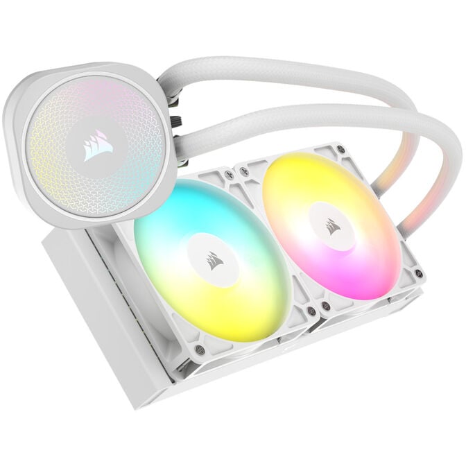 Corsair Nautilus RS 240 ARGB Komplett-Wasserk&uuml;hlung - 240 mm, wei&szlig; image number 1