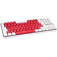 GAMIAC TKL90G Gaming Keyboard, Kailh Blue Switches, RGB - white/red image number null