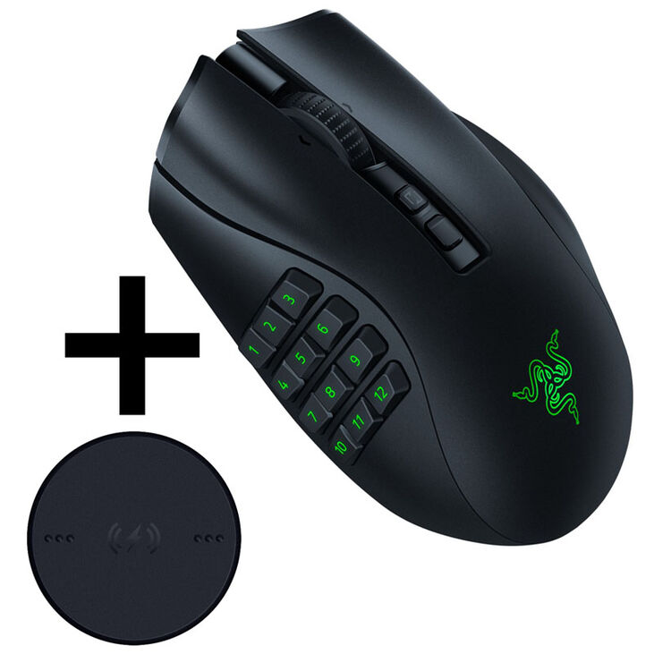 Razer Naga V2 Pro Gaming Mouse USB/Bluetooth + Razer Wireless Charging Puck image number 0