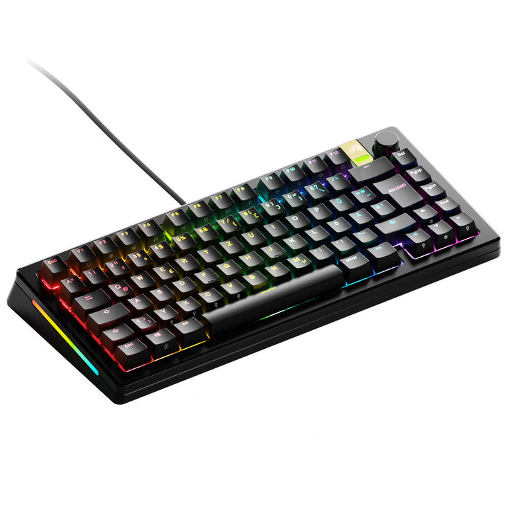 Glorious GMMK 3 Pro HE 75 % Custom Gaming-Tastatur - Pre-Built, ISO (DE), Fox HE Switches, schwarz image number 0