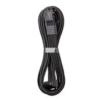 CableMod Universal Pro ModMesh 16-Pin to 16-Pin Cable, 90° Connector, Sleeved, StealthSense - Black, 60 cm, Var. A