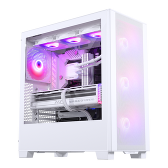 Phanteks XT Pro Ultra PC Case, Mid Tower, E-ATX, Tempered Glass, D-RGB - White