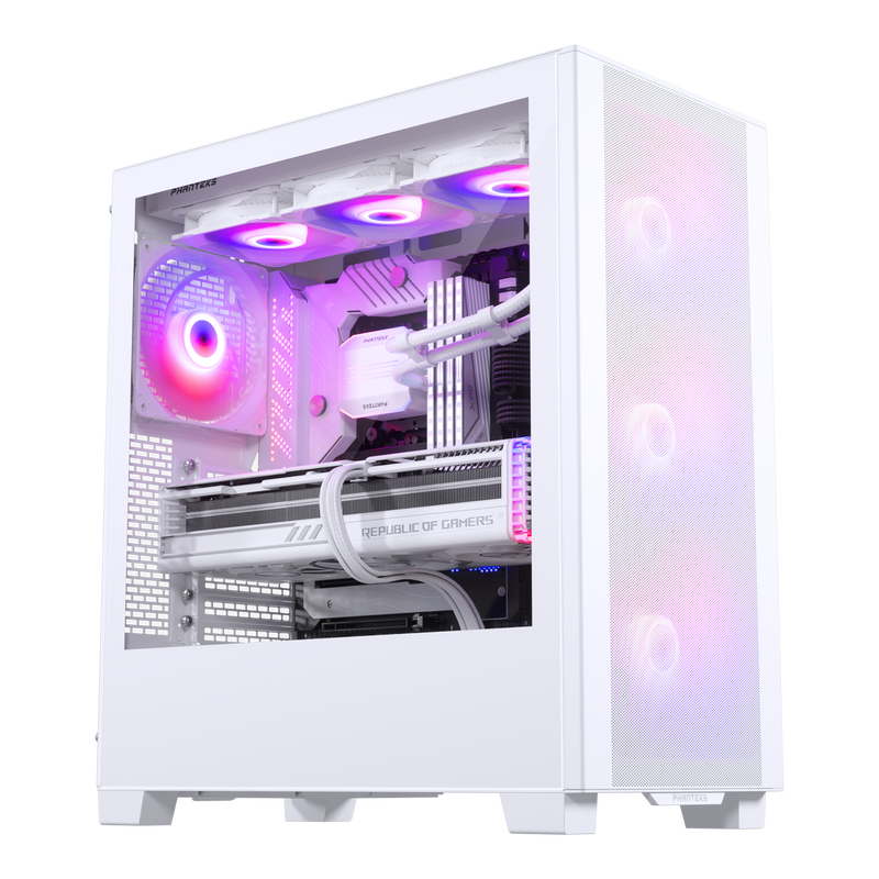 Phanteks XT Pro Ultra PC-Gehäuse, Midi-Tower, E-ATX, Tempered Glass, D-RGB - weiß