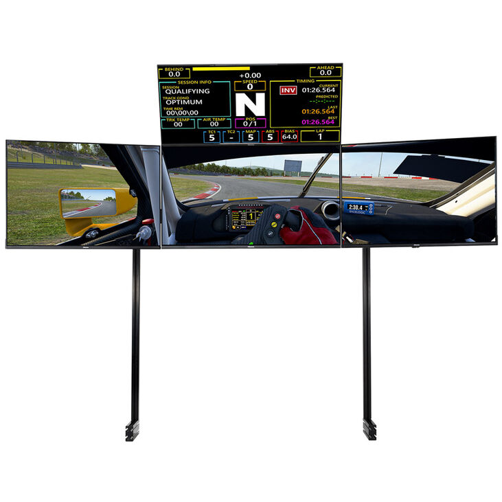 Next Level Racing ELITE Quad Monitor Stand - schwarz image number 1