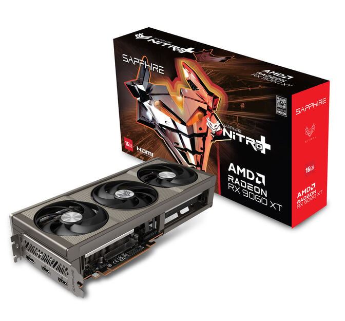 Sapphire Nitro+ Radeon RX 9060 XT Gaming OC Grafikkarte, 16384 MB GDDR6 image number 0