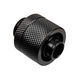 Alphacool Eiszapfen connector straight G1/4 inch female thread to 16/10mm - black