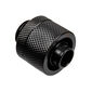 Alphacool Eiszapfen connector straight G1/4 inch female thread to 16/10mm - black