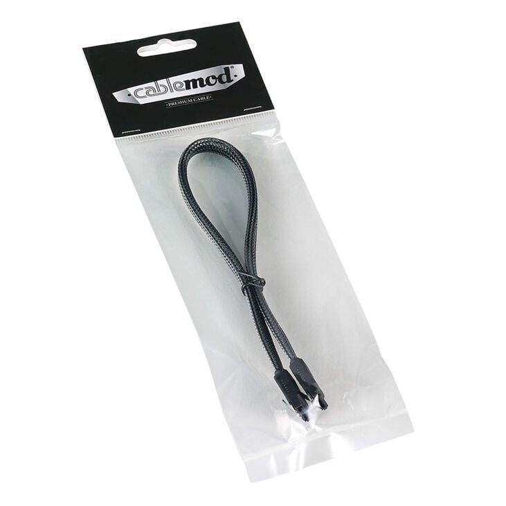 CableMod ModMesh SATA 3 Cable 60cm - carbon image number 3