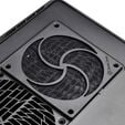 SilverStone SST-FF125B magnetic high-flow dust filter, black - 120mm image number null
