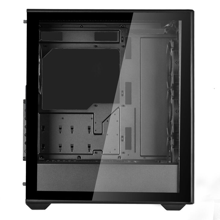 SilverStone FARA 515XR PC-Gehäuse, Midi-Tower, ATX, RGB, Tempered Glass - schwarz image number 6