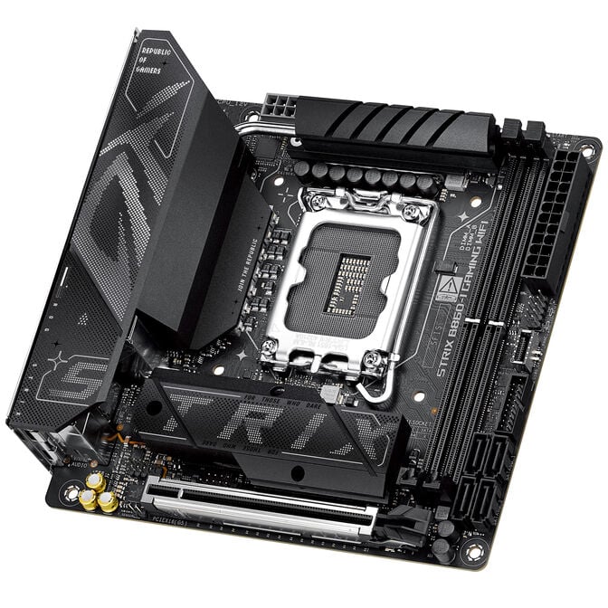 ASUS ROG Strix B860-I Gaming WiFi Mainboard, Sockel LGA 1851, Intel B860, Mini-ITX, DDR5 image number 5