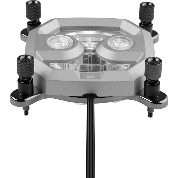 Corsair Hydro X Series XC7 RGB PRO CPU Wasserblock LGA 1200/1700, AM4/AM5 - silber image number 3