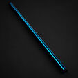 Bitspower None Chamfer Brass Hard Tubing 16mm AD, 500mm - blau image number null