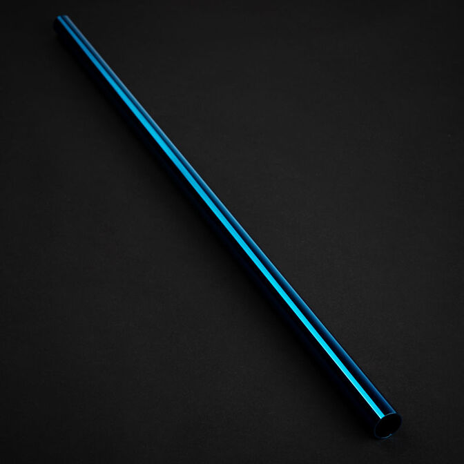 Bitspower None Chamfer Brass Hard Tubing 16mm AD, 500mm - blau image number 0