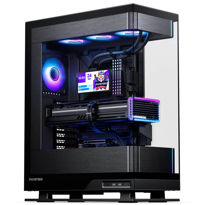 Phanteks Glacier One 360M25 LCD AiO-Wasserk&uuml;hlung, 6-Zoll-Display - 360mm, schwarz image number 5