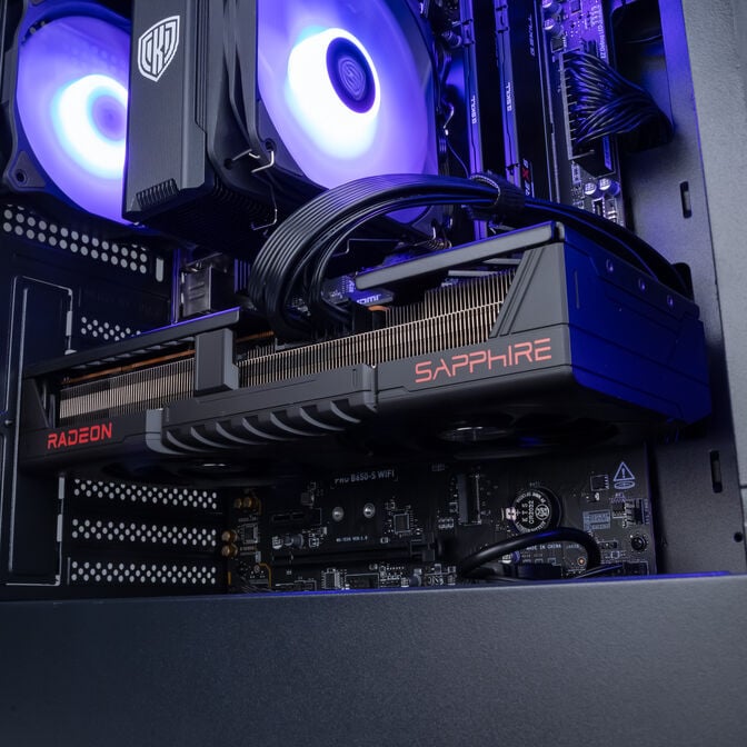 Gaming-PC Phantom, AMD Ryzen 5 9600, RX 9070 - Fertig-PC image number 6