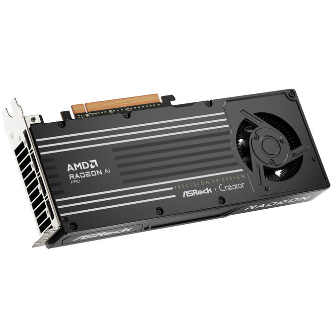 ASRock Radeon AI Pro R9700 Creator 32GB Graphics Card, 32768 MB GDDR6 image number 5