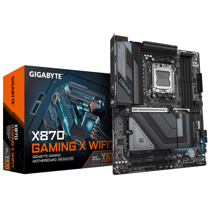 Gigabyte X870 Gaming X Wifi 7 Mainboard, Sockel AM5, AMD X870, ATX, DDR5 image number 0