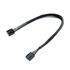 Watercool fan cable 210 - 2.4m, black image number null