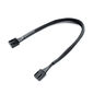 Watercool fan cable 210 - 2.4m, black