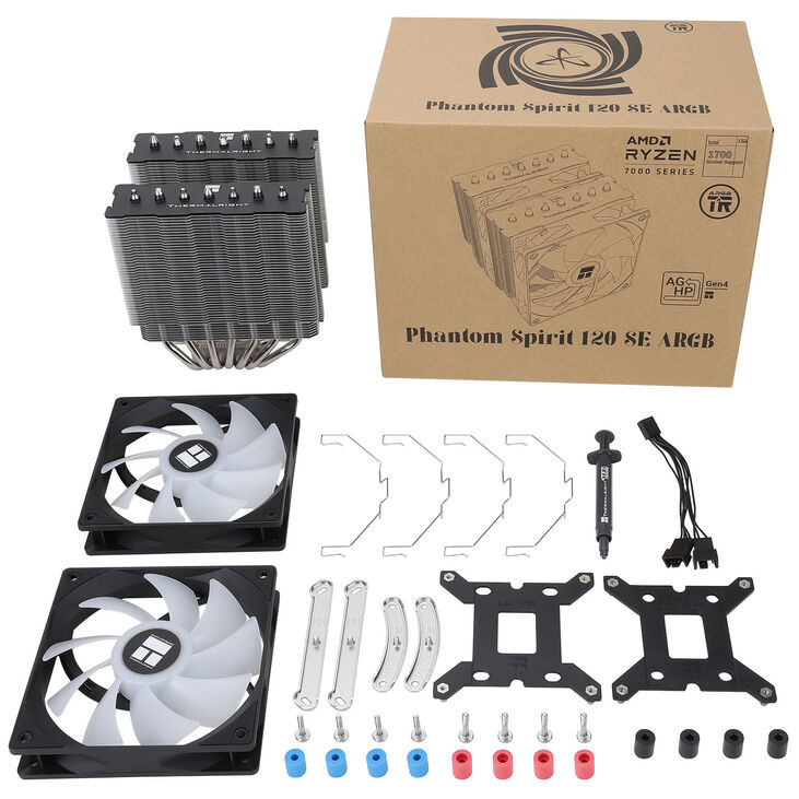 Thermalright Phantom Spirit 120 SE ARGB CPU-Kühler - 120mm, Dual-Tower image number 8