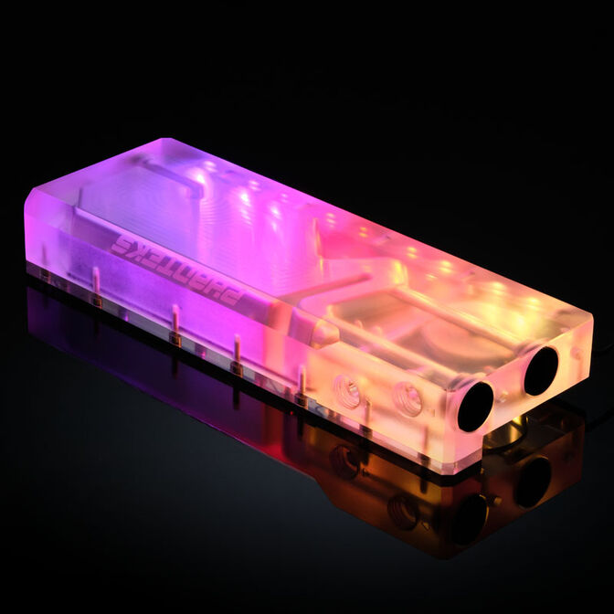PHANTEKS R220C Reservoir - Transparent Acrylic Backplate, DRGB-LED image number 6