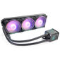 Alphacool Eisbaer 360 Aurora 1.1 ARGB AIO Cooler - 360mm, Black