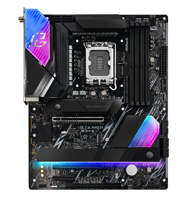 ASRock Z890 Lightning WiFi motherboard, socket LGA 1851, Intel Z890, ATX, DDR5 image number 3