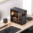 Jonsbo D41 Screen ATX Geh&auml;use, Tempered Glass - schwarz image number null