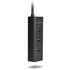 AXAGON HUE-S2BL USB-A-Hub, 4x USB 3.0, external power supply - 1.2 m image number null