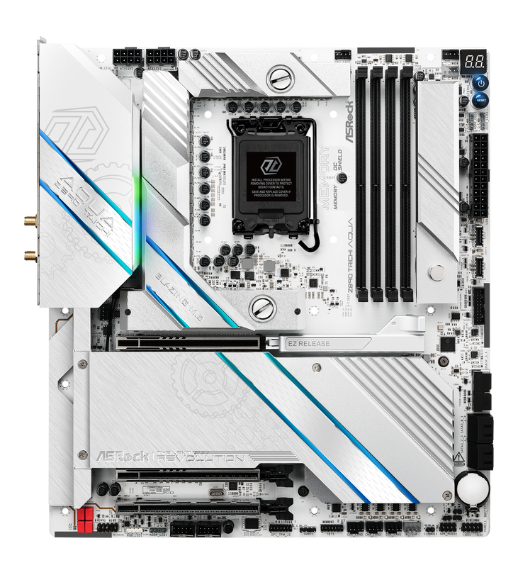 ASRock Z890 Taichi AQUA motherboard, socket LGA 1851, Intel Z890, E-ATX, DDR5 image number 3