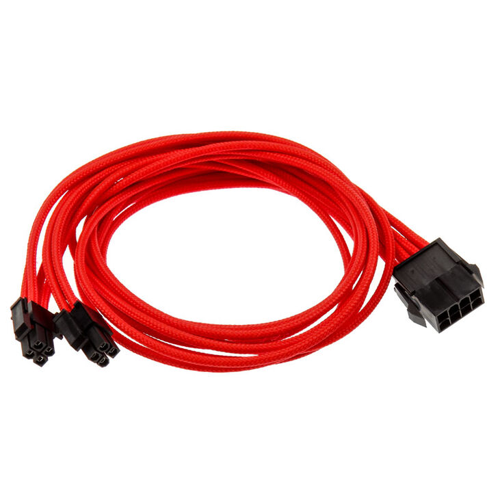 PHANTEKS 8-Pin EPS12V Extension 50cm - sleeved red image number 1