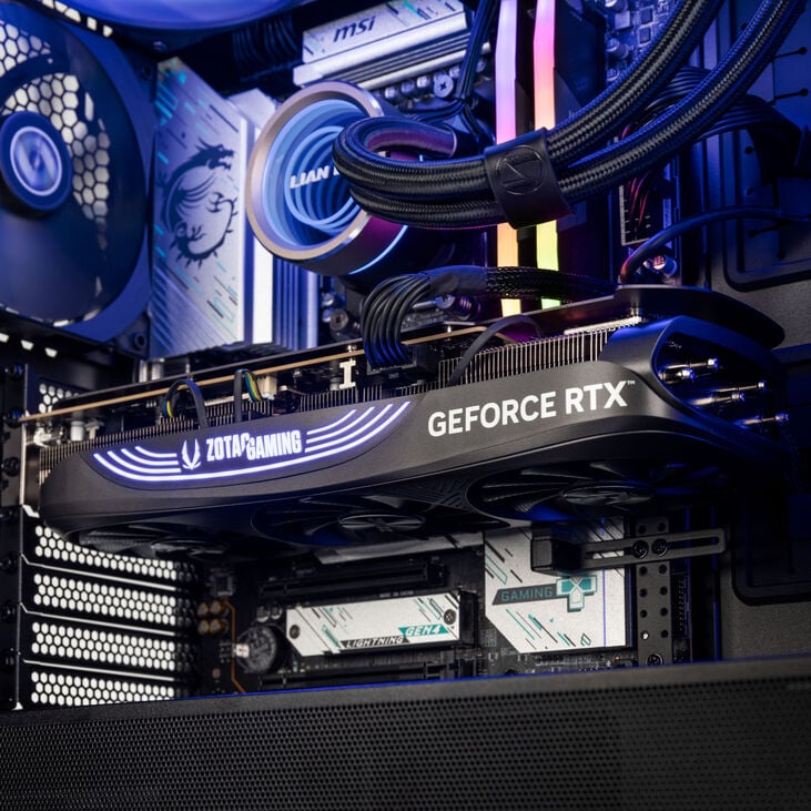 Gaming PC Obsidian, AMD Ryzen 7 7800X3D, NVIDIA GeForce RTX 4080 Super - Pre-built PC image number 6