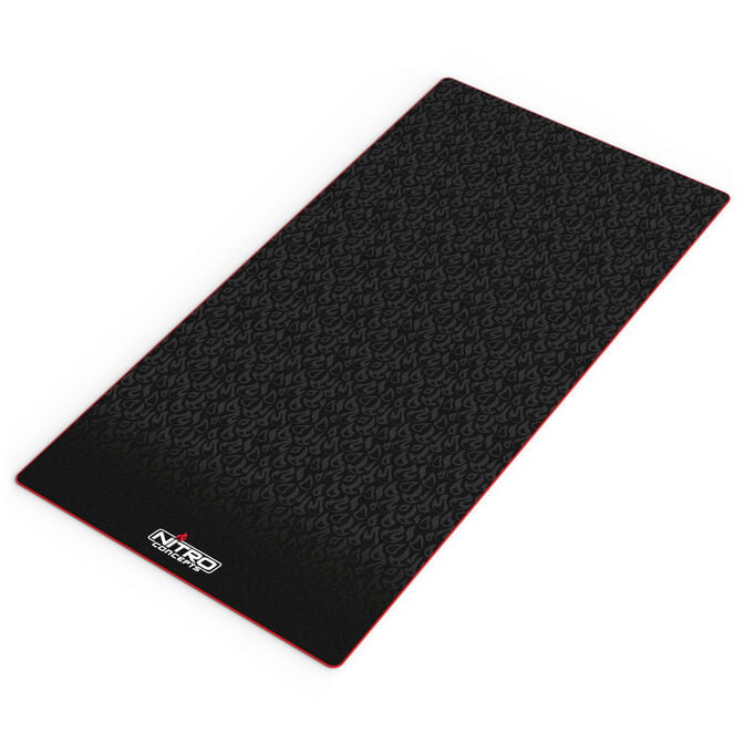 Nitro Concepts Floor Mat for Sim Racing Rigs, 150 x 75 cm, Non-Slip - Black image number 1