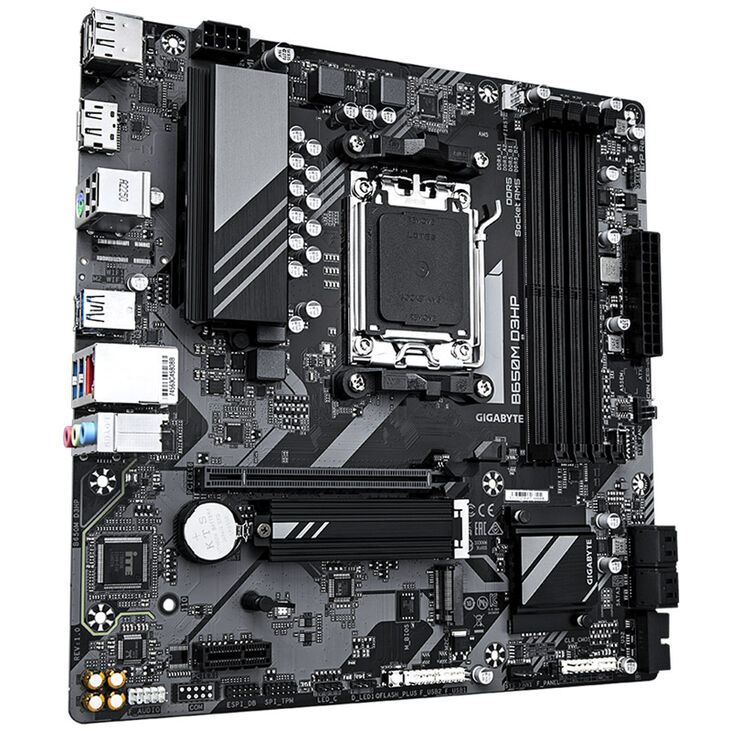 GIGABYTE B650M D3HP Mainboard, Sockel AM5, AMD B650, Micro-ATX, DDR5 image number 1