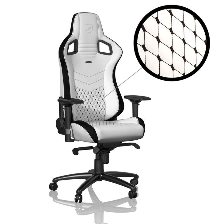 noblechairs EPIC Gaming Stuhl - weiß/schwarz image number 0
