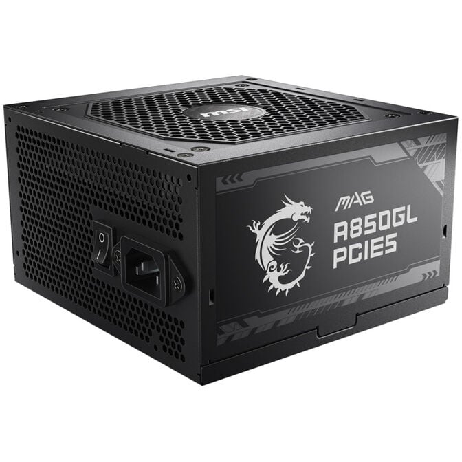 MSI MAG A850GL PCIe5 Netzteil, 80 PLUS Gold, vollmodular, ATX 3.0, PCIe 5.0 - 850 Watt image number 3