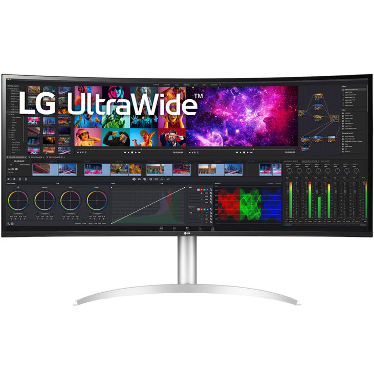 LG UltraWide 40WP95XP-W, 39.7 inch Curved Monitor, IPS, FreeSync image number 2