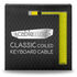 CableMod Classic Coiled Keyboard Cable USB-C zu USB Typ A, Dominator Yellow - 150cm image number null