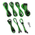 CableMod C-Series PRO ModMesh 12VHPWR Cable Kit for Corsair RM, RMi, RMx (Black Label) - black/light green image number null