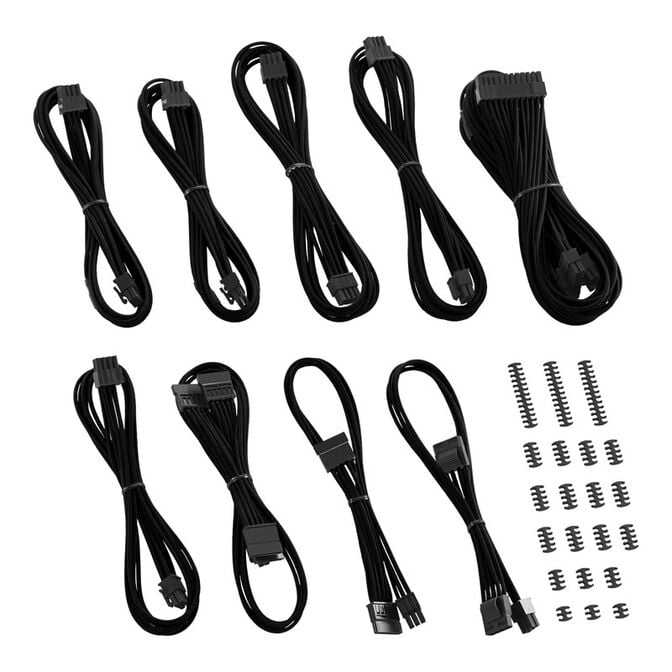 CableMod Classic ModMesh RT Cable Kit ASUS/Seasonic/Phanteks - schwarz image number 0
