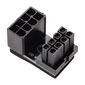 Internal graphics card power adapter, ATX 8-pin plug / socket