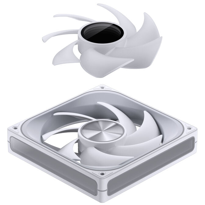 Jonsbo ZA-140W PWM Fan, ARGB - 140mm, white image number 9