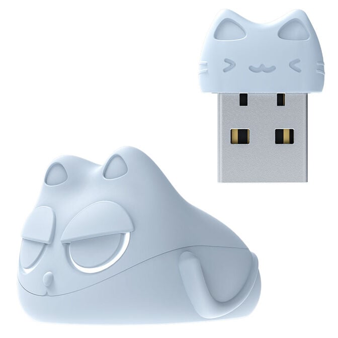 WLMOUSE Beast Miao Gaming Mouse, Omron Optical Switches - Ice Blue image number 3