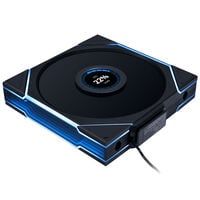 Lian Li UNI FAN TL LCD Wireless Lüfter, ARGB, PWM - Reverse Blade, 140mm, schwarz